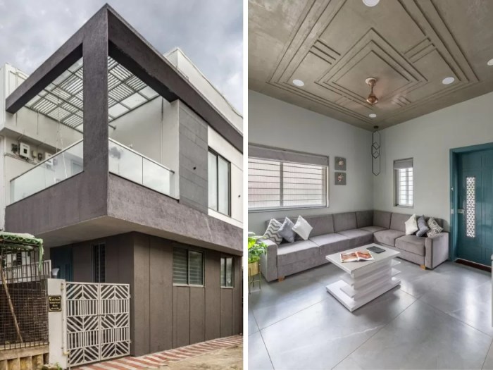 A minimal house design with an unforgettable blue door | Studio VPA A minimal house design with an unforgettable blue door | Studio VPA